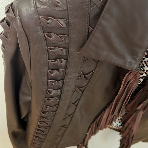 Cortina fringe leather jacket - Picture 8 of 13